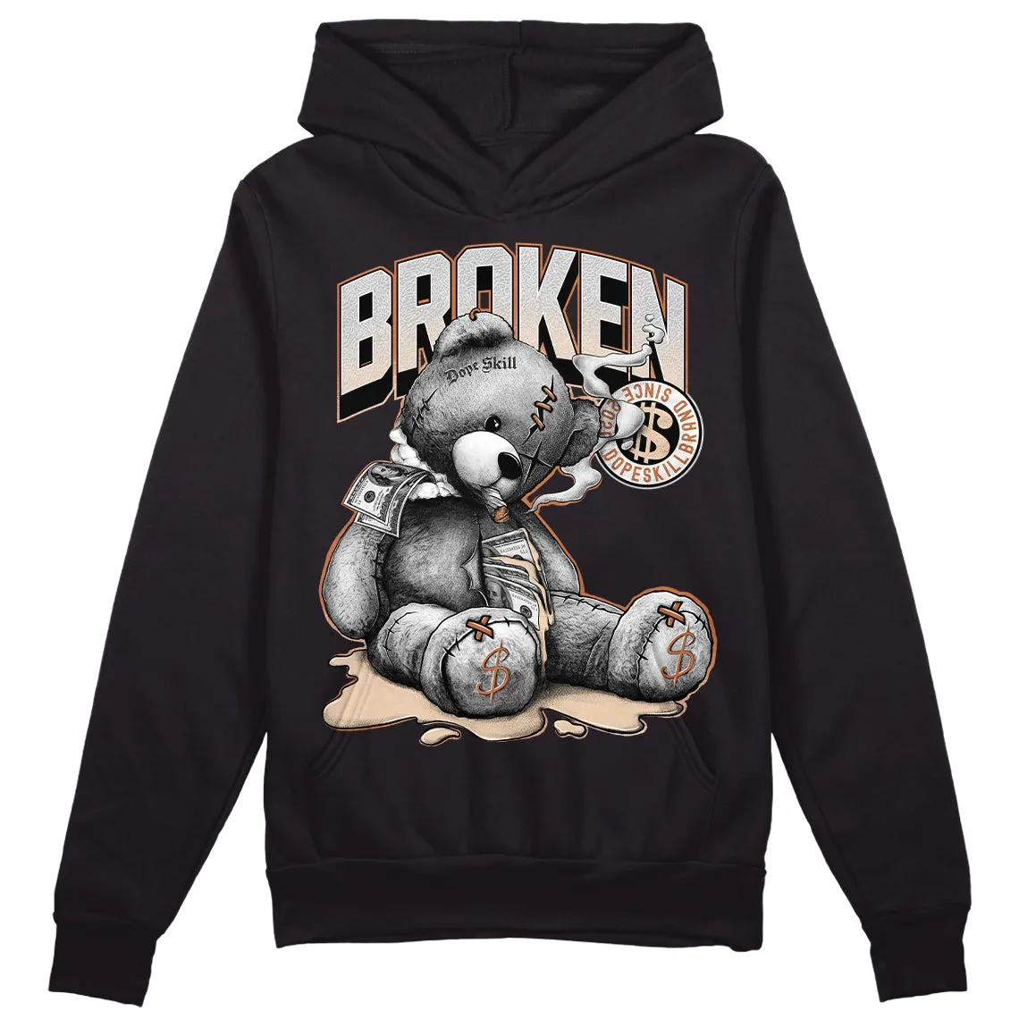 Craft Ivory 3s DopeSkill Hoodie Sweatshirt Sick Bear Graphic sold by DopeSkill product image thumbnail 2