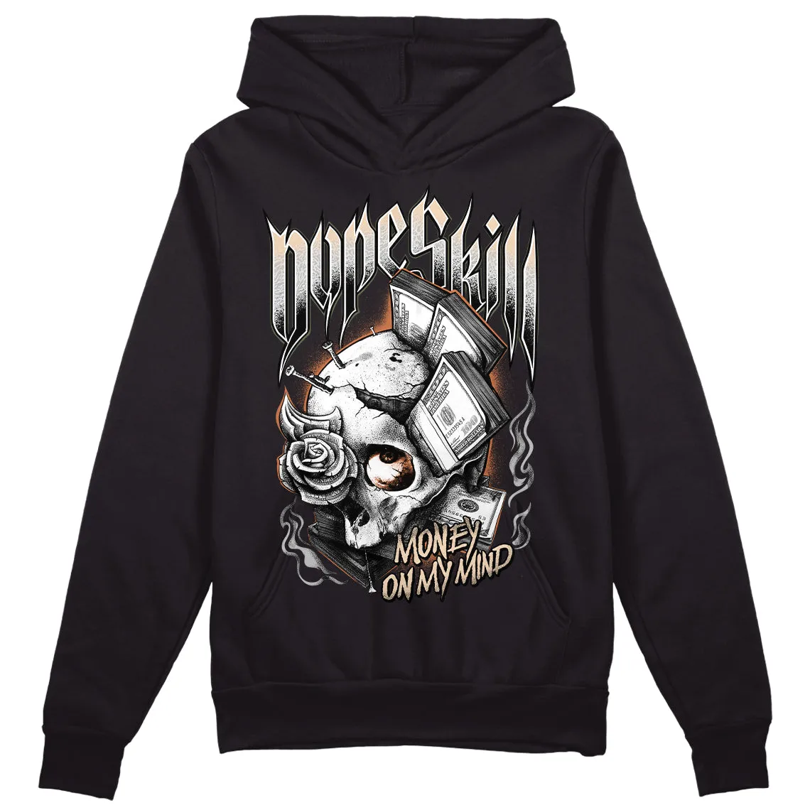 Craft Ivory 3s DopeSkill Hoodie Sweatshirt Money On My Mind Graphic sold by DopeSkill product image thumbnail 2