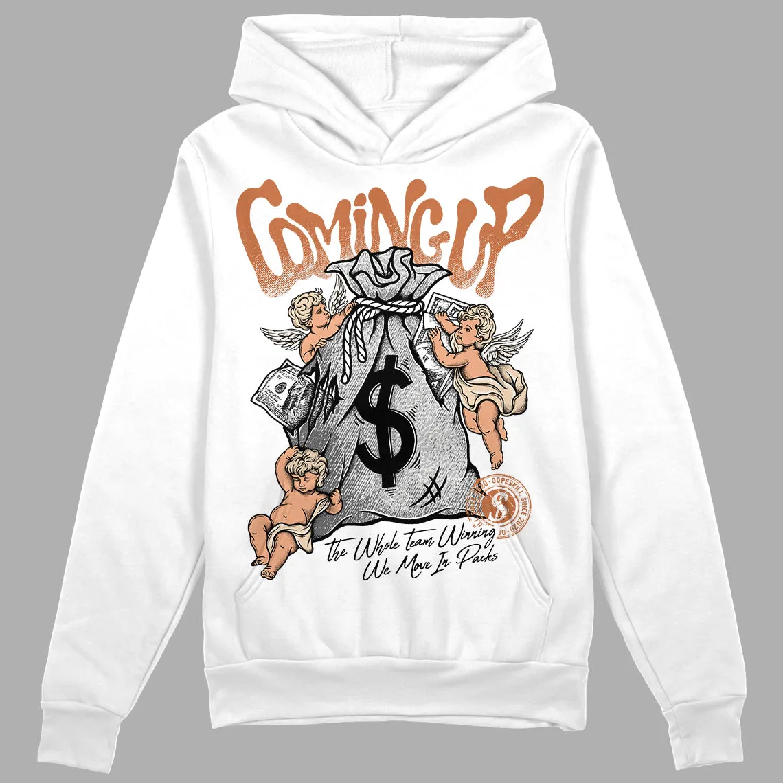 Craft Ivory 3s DopeSkill Hoodie Sweatshirt Money Bag Coming Up Graphic sold by DopeSkill