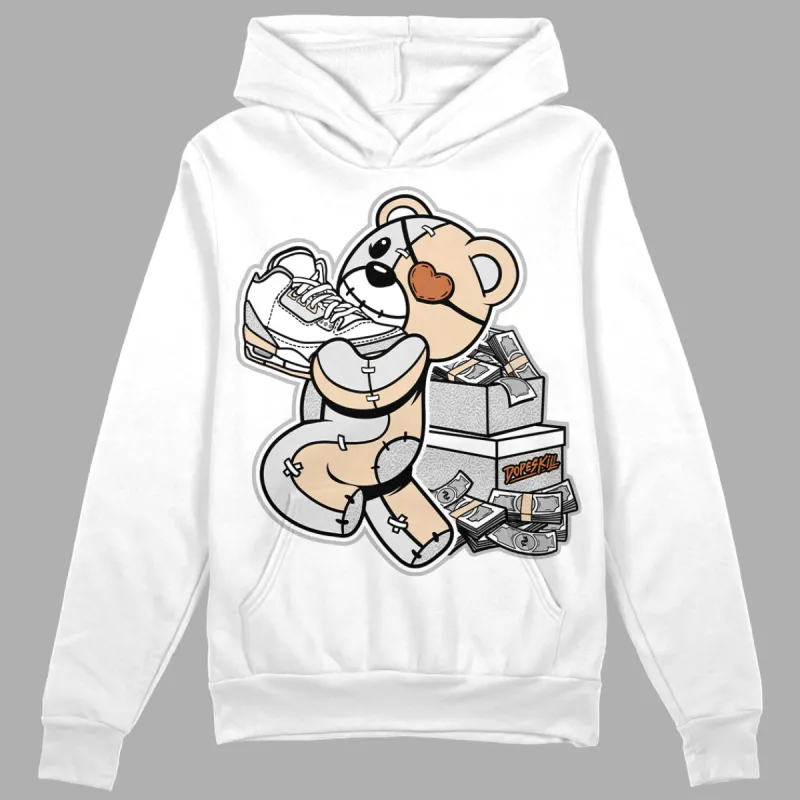 Craft Ivory 3s DopeSkill Hoodie Sweatshirt Bear Steals Sneaker Graphic made by DopeSkill