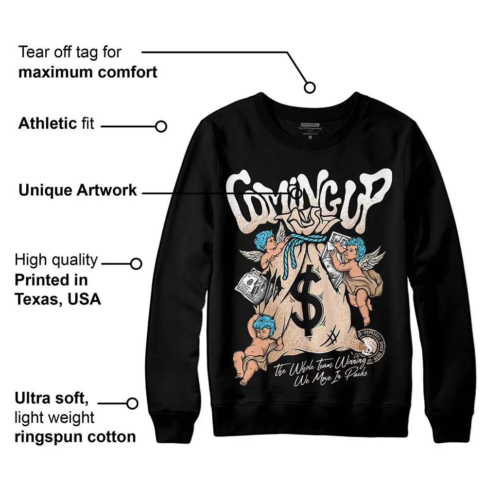 Sail Black 2s DopeSkill Sweatshirt Money Bag Coming Up Graphic sold by DopeSkill product image thumbnail 3