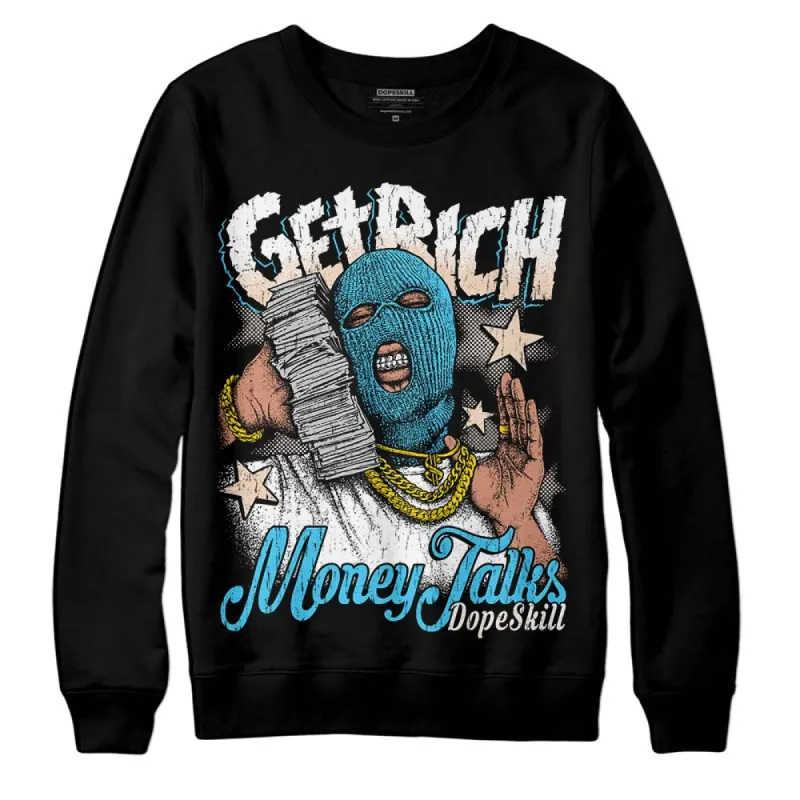 Sail Black 2s DopeSkill Sweatshirt Get Rich Graphic sold by DopeSkill