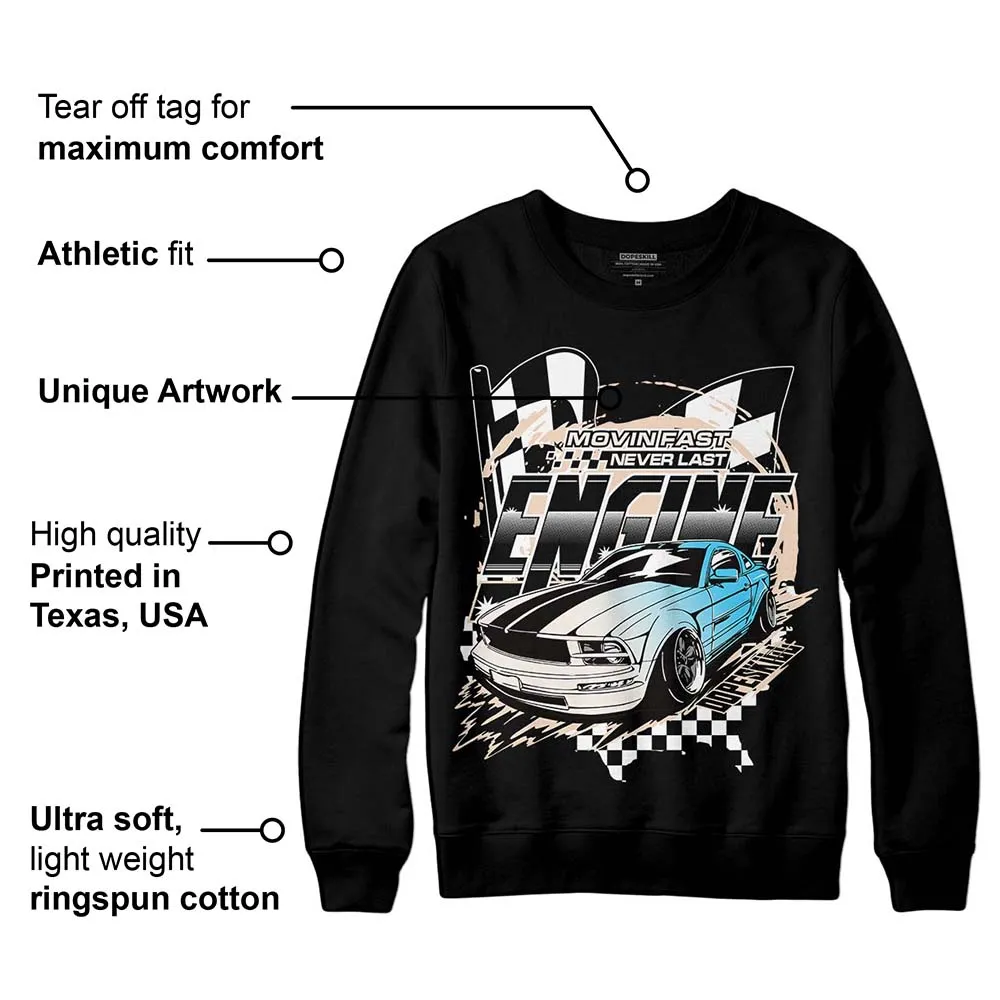 Sail Black 2s DopeSkill Sweatshirt ENGINE Tshirt Graphic sold by DopeSkill product image thumbnail 3