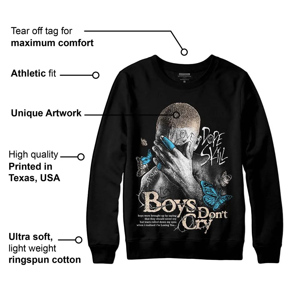 Sail Black 2s DopeSkill Sweatshirt Boys Don't Cry Graphic sold by DopeSkill product image thumbnail 3