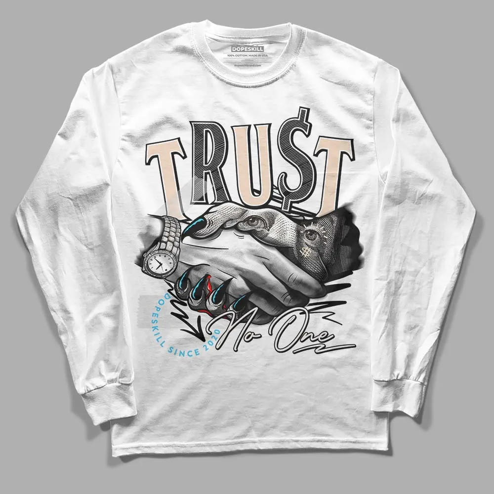 Sail Black 2s DopeSkill Long Sleeve T-Shirt Trust No One Graphic sold by DopeSkill product image thumbnail 2