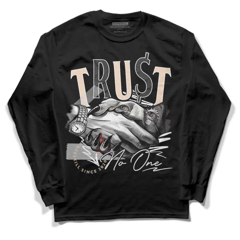 Sail Black 2s DopeSkill Long Sleeve T-Shirt Trust No One Graphic sold by DopeSkill
