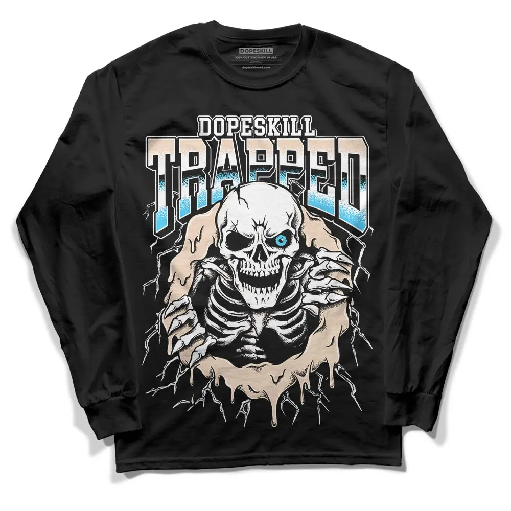 Sail Black 2s DopeSkill Long Sleeve T-Shirt Trapped Halloween Graphic sold by DopeSkill