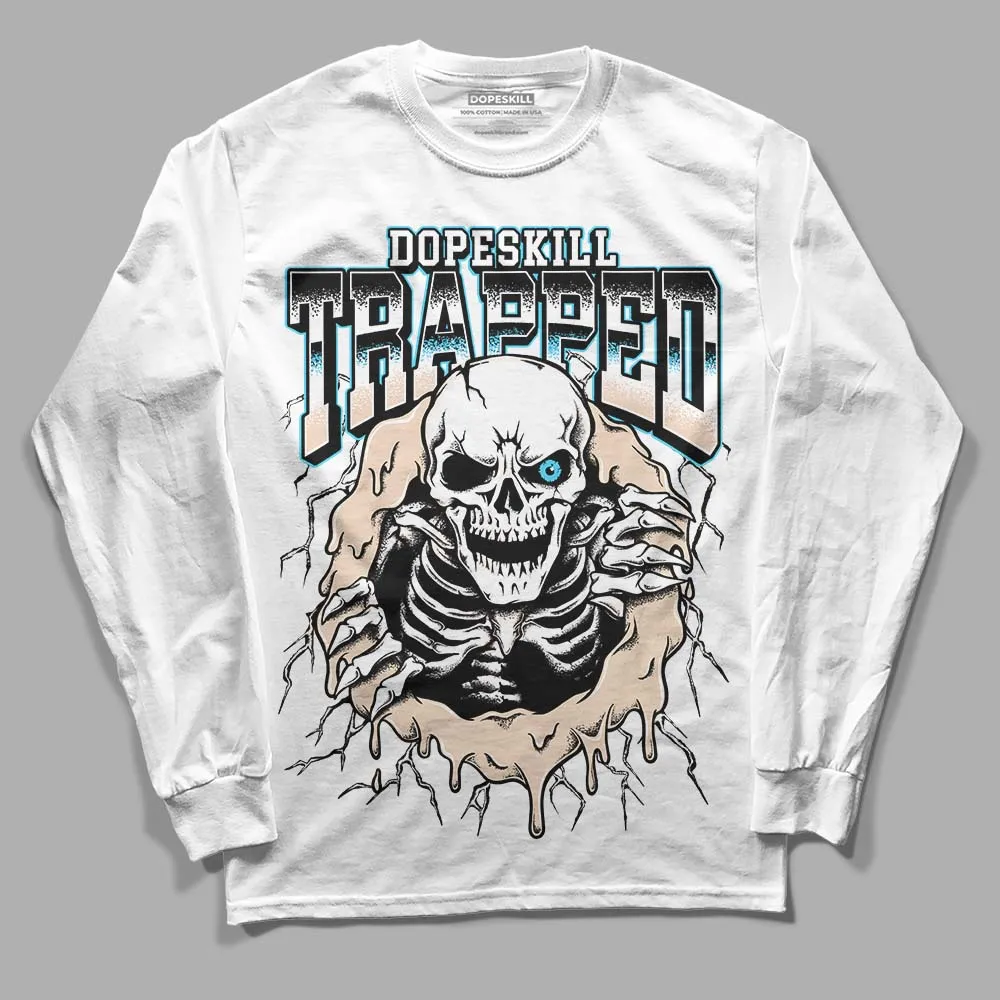 Sail Black 2s DopeSkill Long Sleeve T-Shirt Trapped Halloween Graphic sold by DopeSkill product image thumbnail 2