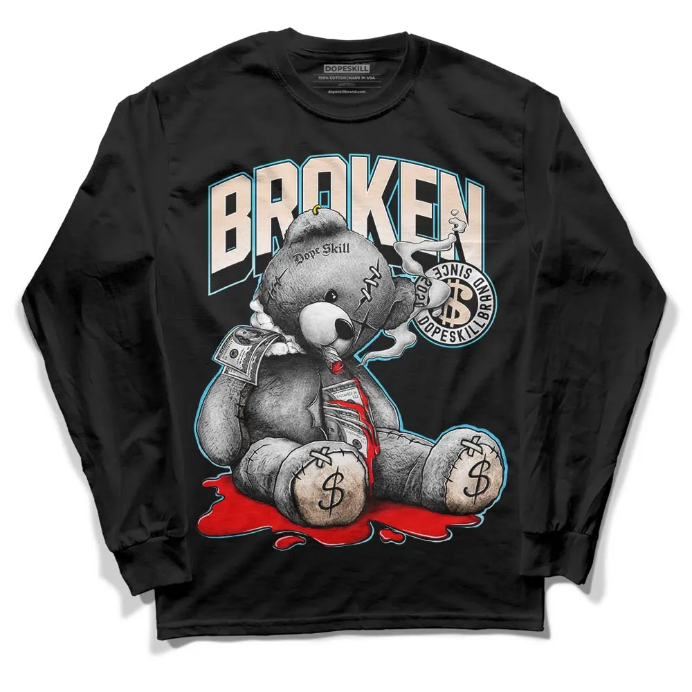 Sail Black 2s DopeSkill Long Sleeve T-Shirt Sick Bear Graphic sold by DopeSkill