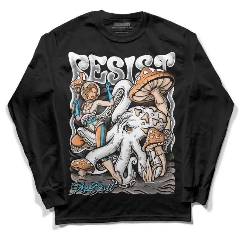 Sail Black 2s DopeSkill Long Sleeve T-Shirt Resist Graphic sold by DopeSkill