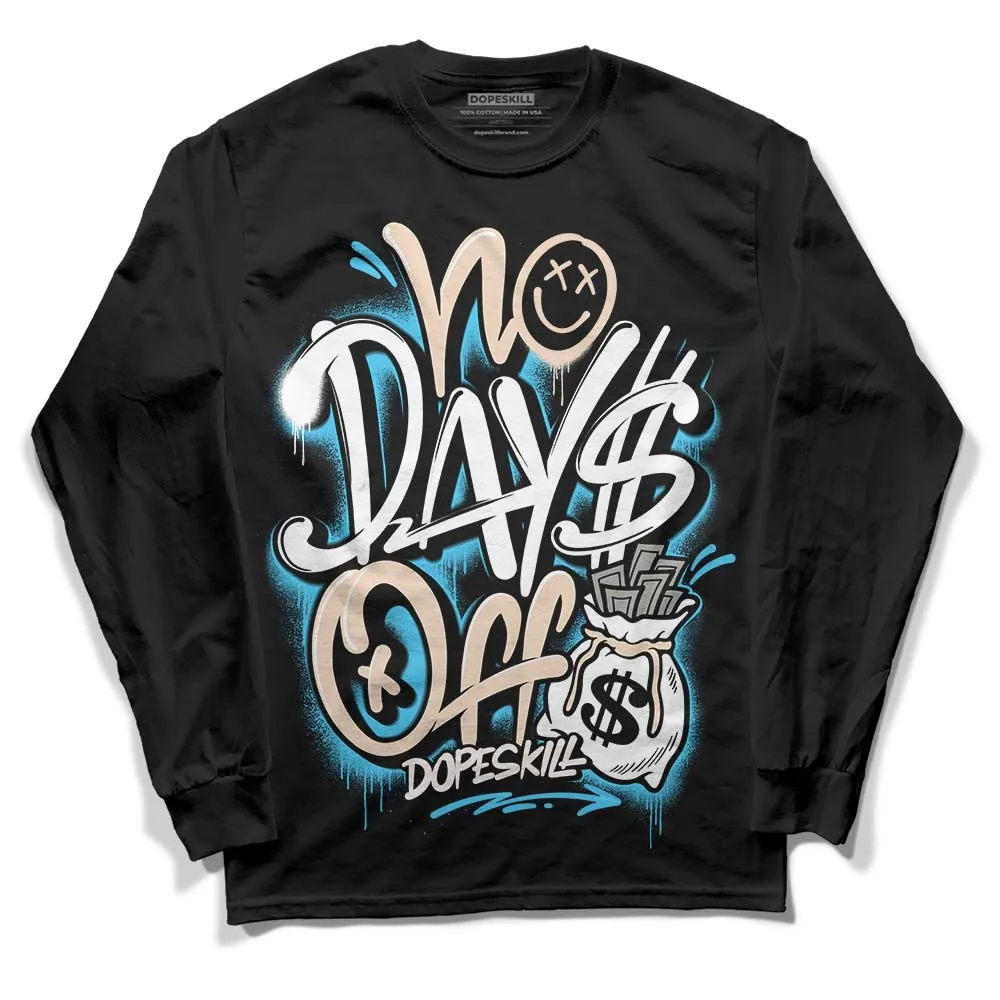 Sail Black 2s DopeSkill Long Sleeve T-Shirt No Days Off Graphic sold by DopeSkill