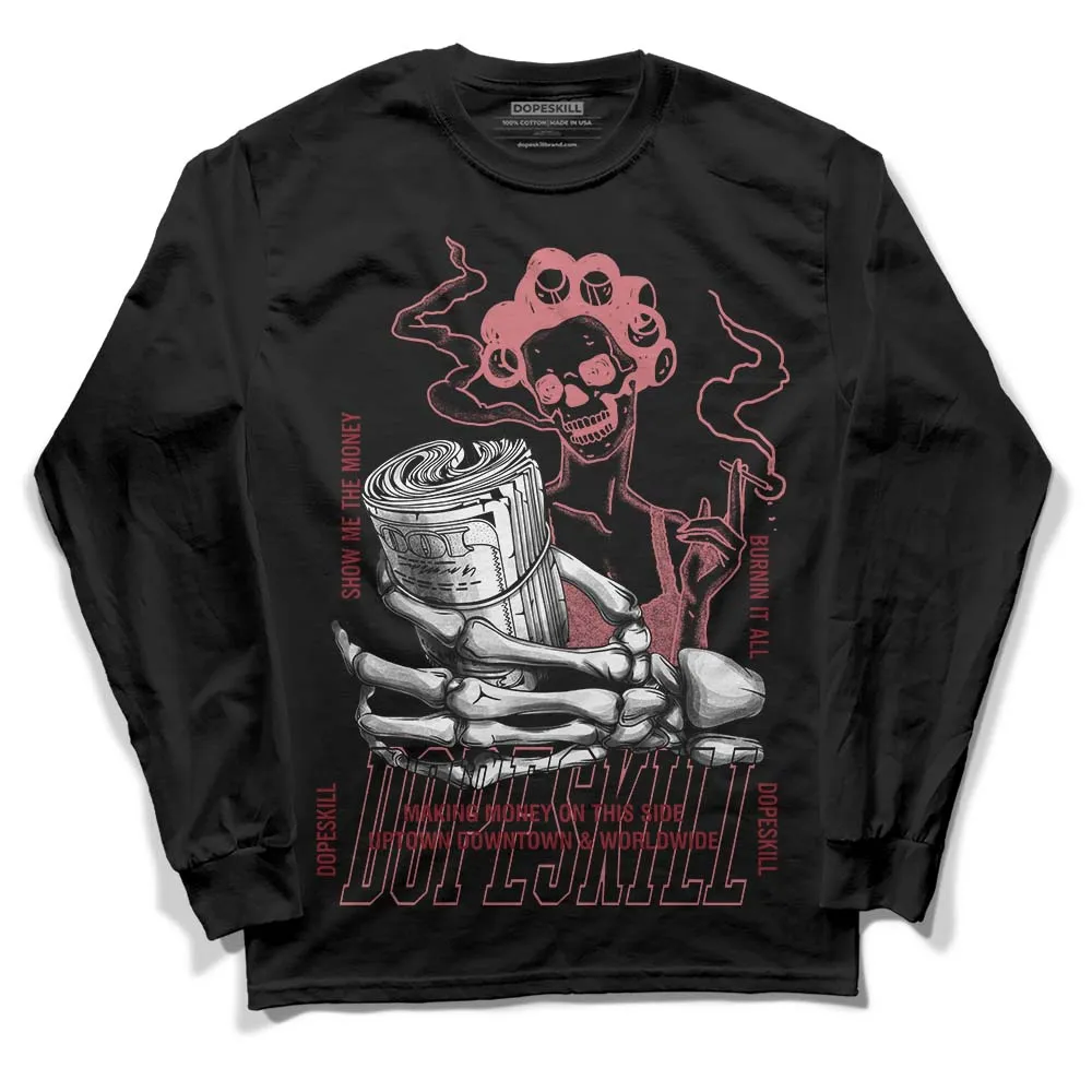 Valentine's Day Collection DopeSkill Long Sleeve T-Shirt Show Me The Money Graphic sold by DopeSkill product image thumbnail 2