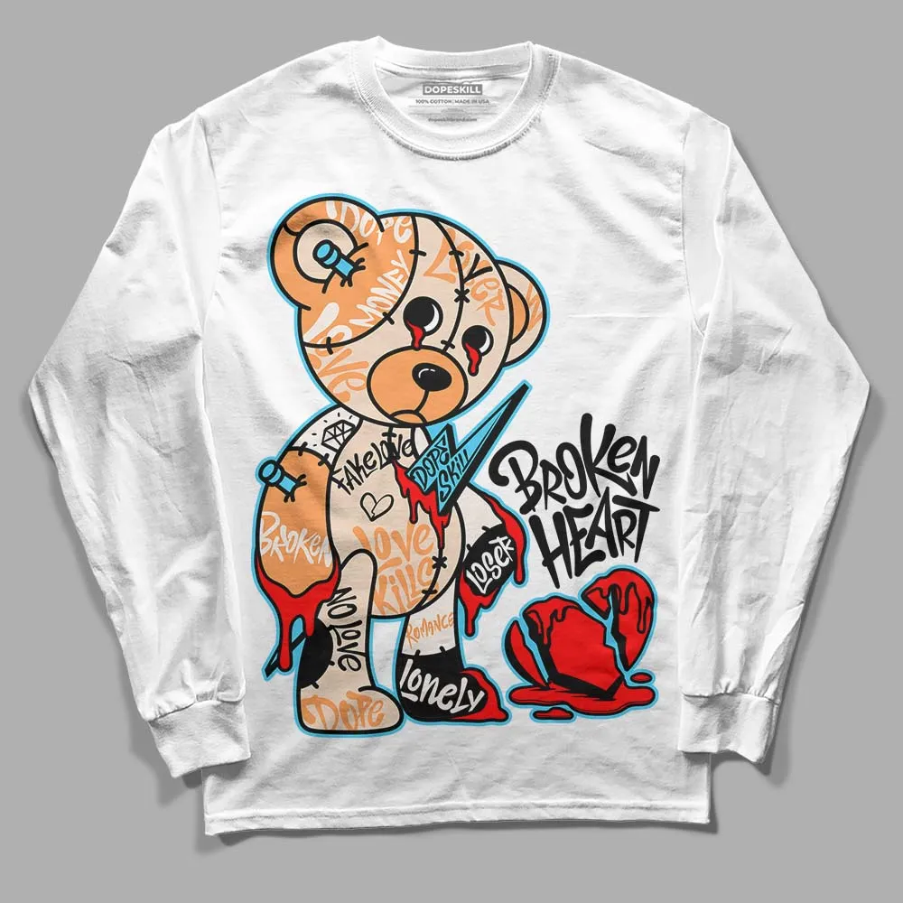 Sail Black 2s DopeSkill Long Sleeve T-Shirt Broken Heart Graphic sold by DopeSkill product image thumbnail 2