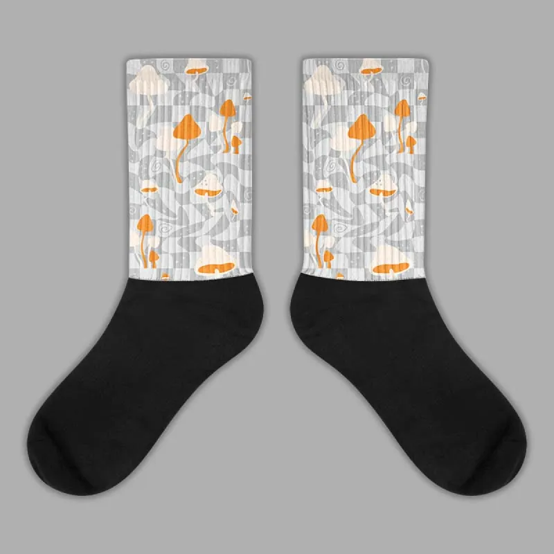 Dunk Cool Grey DopeSkill Sublimated Socks Mushroom Graphic sold by DopeSkill
