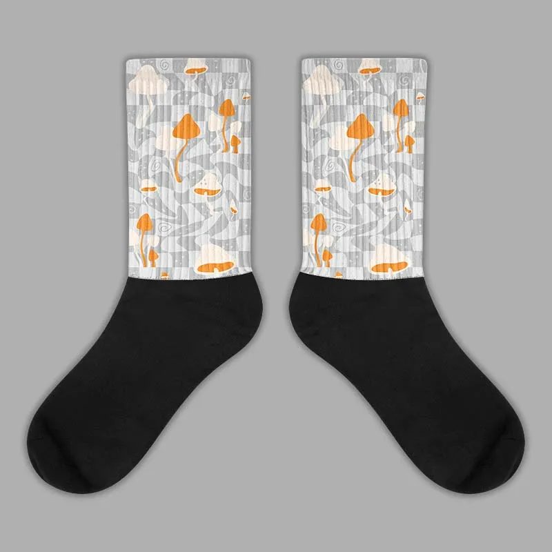 Dunk Cool Grey DopeSkill Sublimated Socks Mushroom Graphic sold by DopeSkill