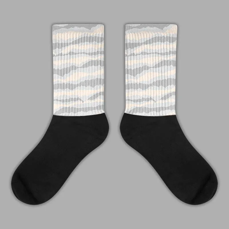 Dunk Cool Grey DopeSkill Sublimated Socks Abstract Tiger Graphic sold by DopeSkill