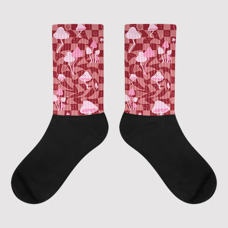 Valentine's Day Collection DopeSkill Sublimated Socks Mushroom Graphic sold by DopeSkill