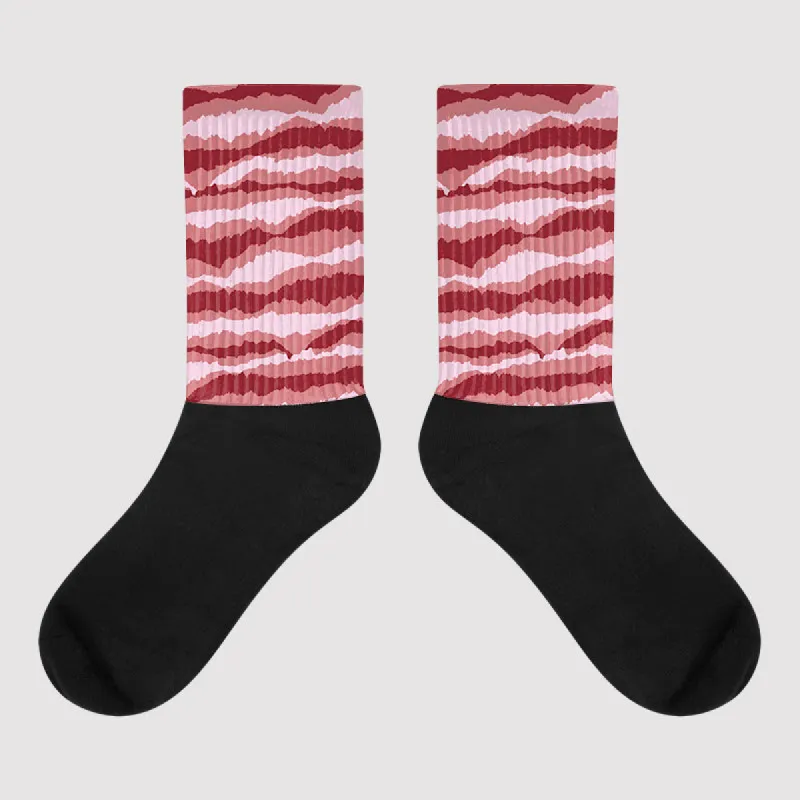 Valentine's Day Collection DopeSkill Sublimated Socks Abstract Tiger Graphic sold by DopeSkill