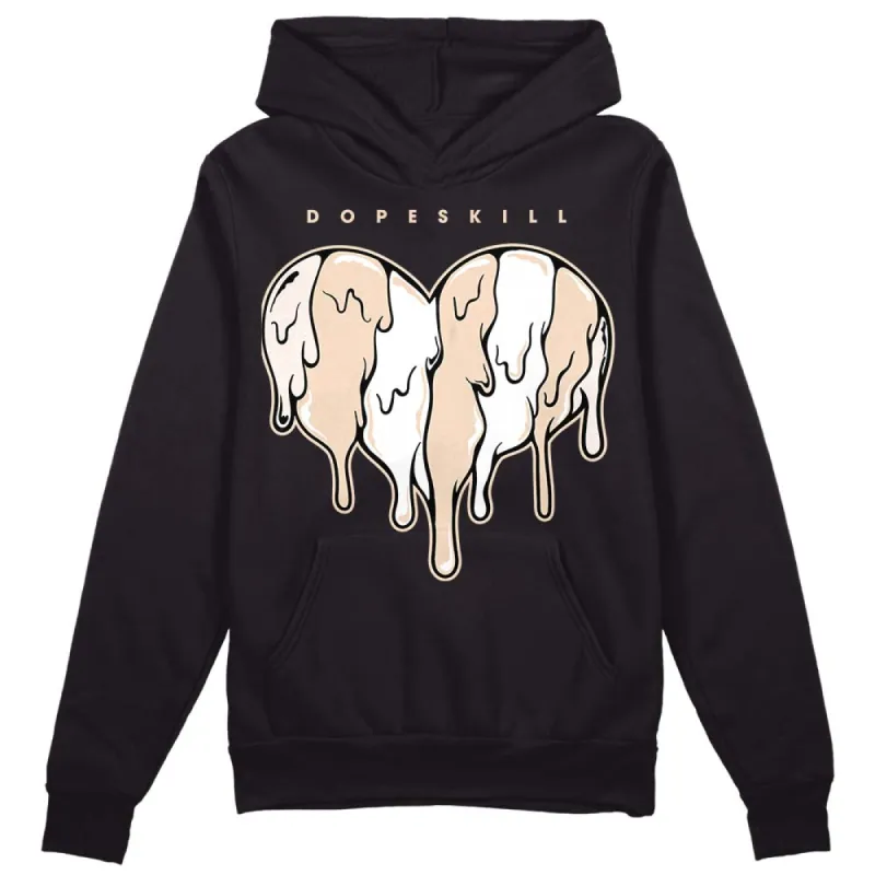 Sail Black 2s DopeSkill Hoodie Sweatshirt Slime Drip Heart Graphic sold by DopeSkill