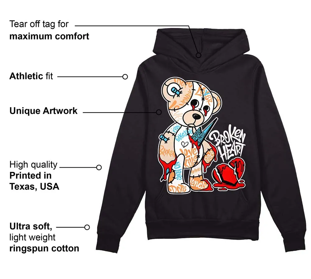 Sail Black 2s DopeSkill Hoodie Sweatshirt Broken Heart Graphic sold by DopeSkill product image thumbnail 3