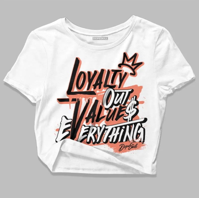 Dunk Amber Brown DopeSkill Women's Crop Top LOVE Graphic sold by DopeSkill