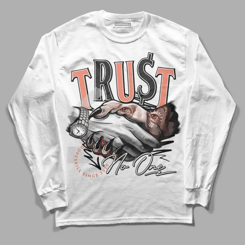 Dunk Amber Brown DopeSkill Long Sleeve T-Shirt Trust No One Graphic sold by DopeSkill