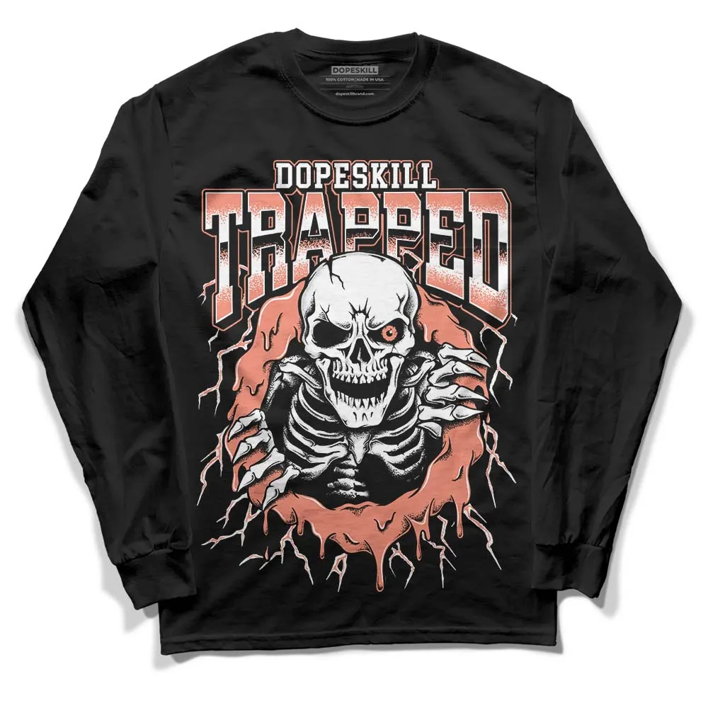 Dunk Amber Brown DopeSkill Long Sleeve T-Shirt Trapped Halloween Graphic sold by DopeSkill product image thumbnail 2