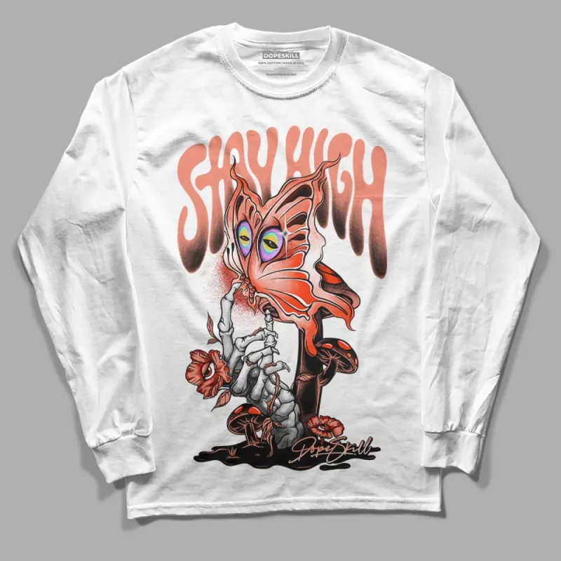 Dunk Amber Brown DopeSkill Long Sleeve T-Shirt Stay High Graphic sold by DopeSkill