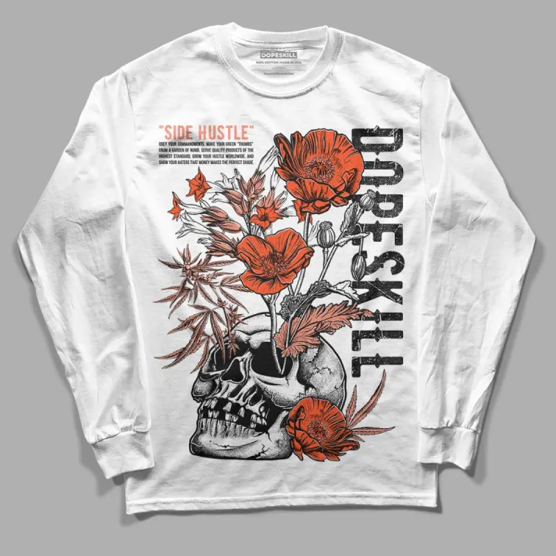 Dunk Amber Brown DopeSkill Long Sleeve T-Shirt Side Hustle Graphic sold by DopeSkill