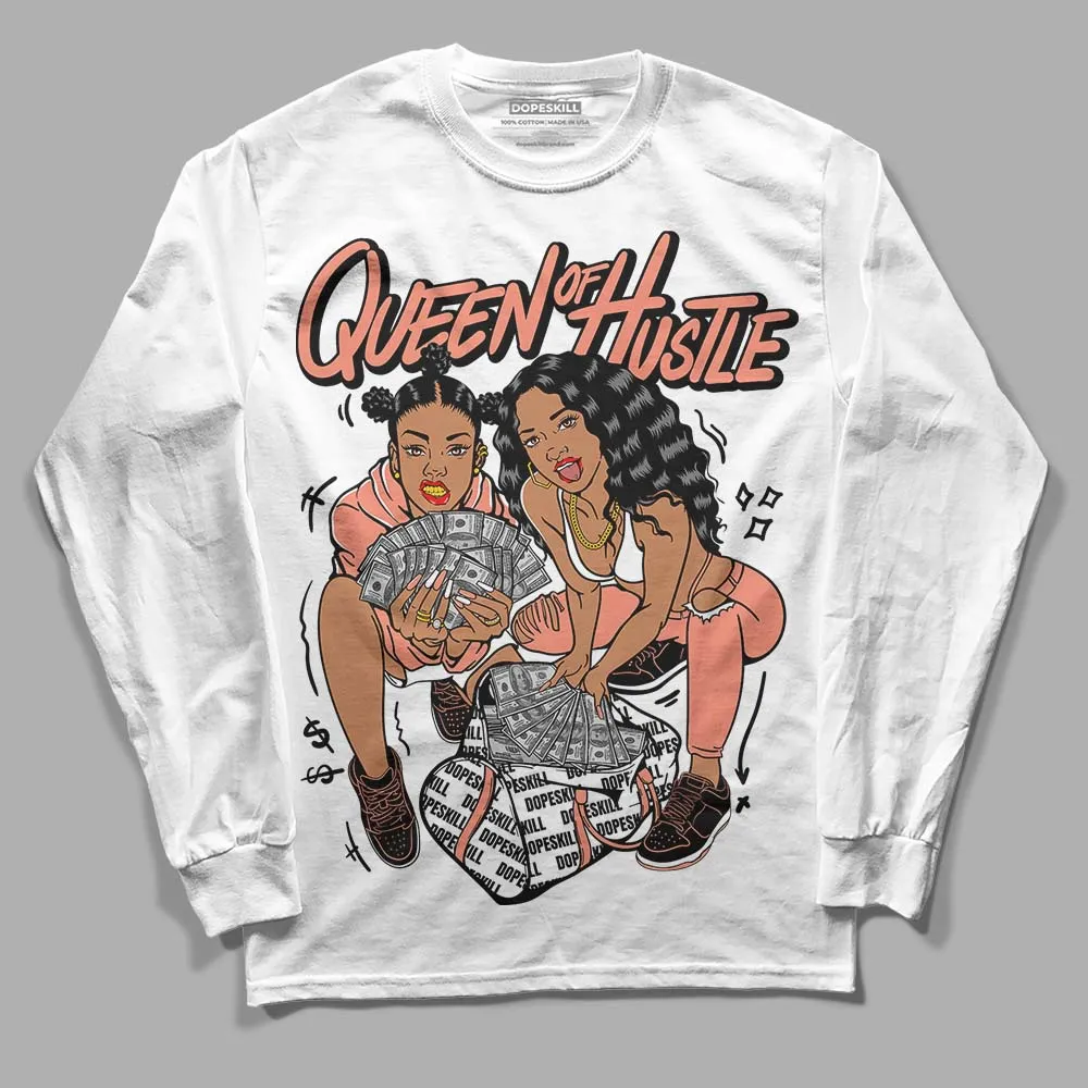 Dunk Amber Brown DopeSkill Long Sleeve T-Shirt Queen Of Hustle Graphic sold by DopeSkill