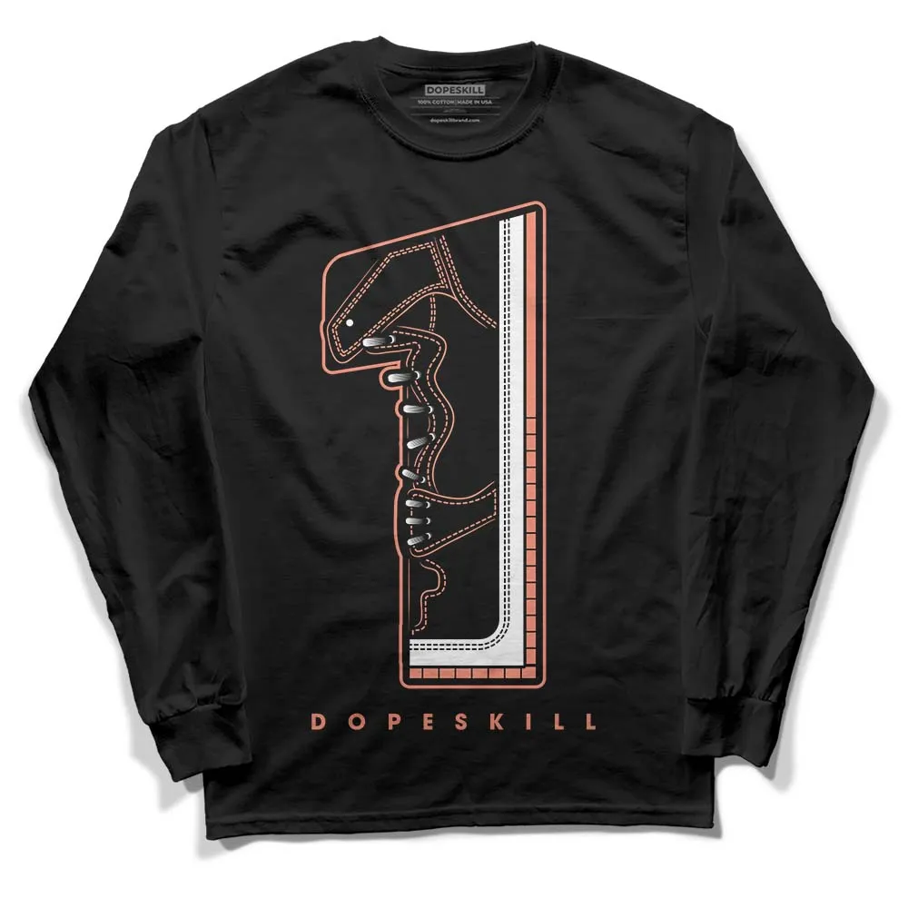 Dunk Amber Brown DopeSkill Long Sleeve T-Shirt No.1 Graphic sold by DopeSkill product image thumbnail 2