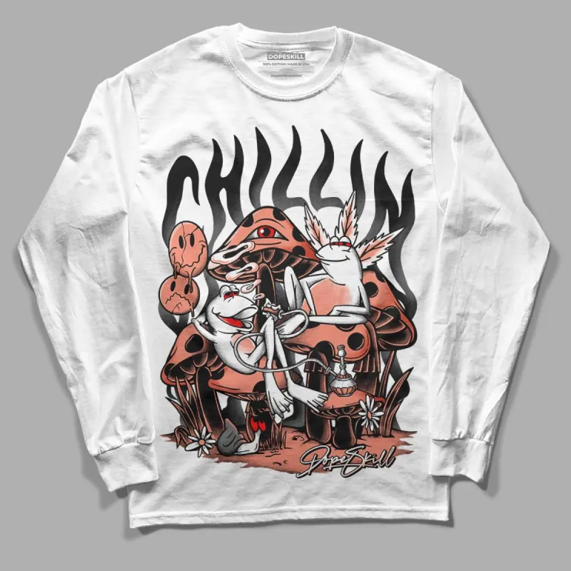 Dunk Amber Brown DopeSkill Long Sleeve T-Shirt Chillin Graphic sold by DopeSkill