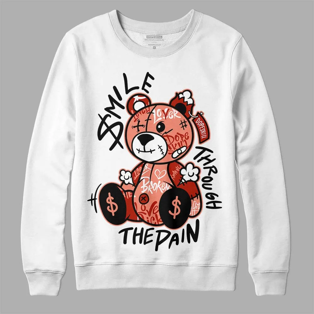 Dunk Amber Brown DopeSkill Sweatshirt Smile Through The Pain Graphic sold by DopeSkill