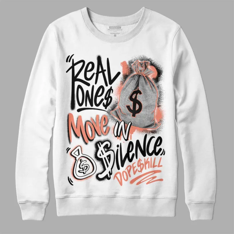 Dunk Amber Brown DopeSkill Sweatshirt Real Ones Move In Silence Graphic sold by DopeSkill