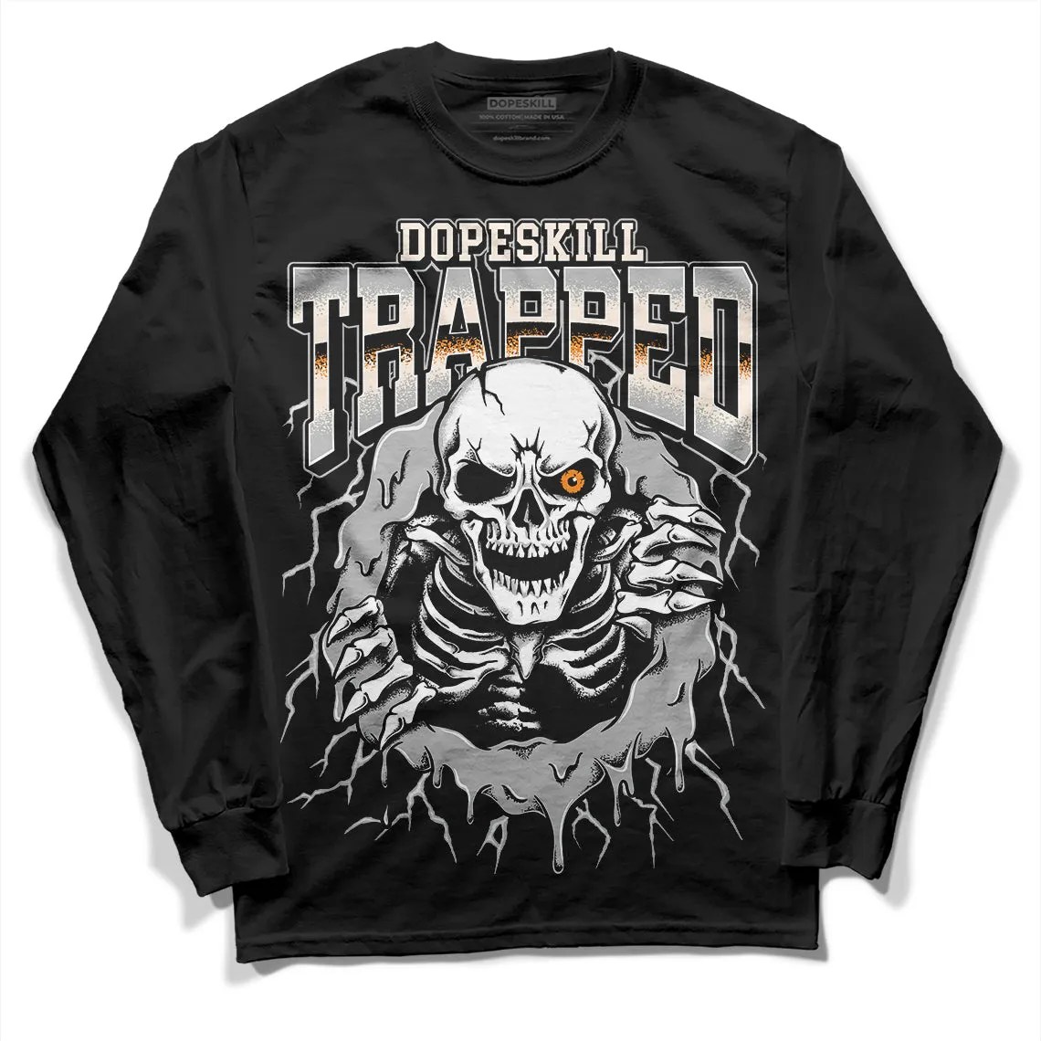 Dunk Cool Grey DopeSkill Long Sleeve T-Shirt Trapped Halloween Graphic sold by DopeSkill