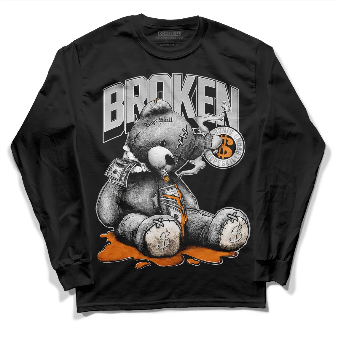 Dunk Cool Grey DopeSkill Long Sleeve T-Shirt Sick Bear Graphic sold by DopeSkill