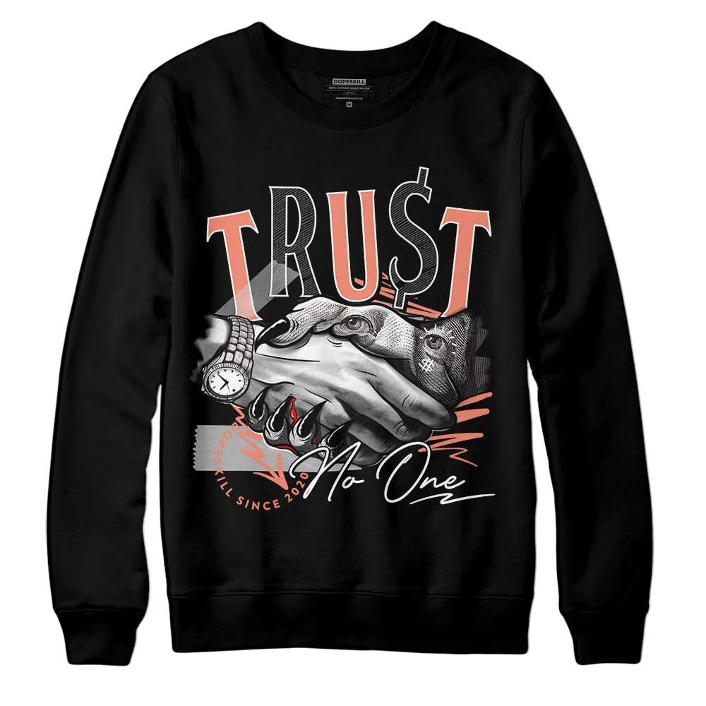 Dunk Amber Brown DopeSkill Sweatshirt Trust No One Graphic sold by DopeSkill product image thumbnail 2