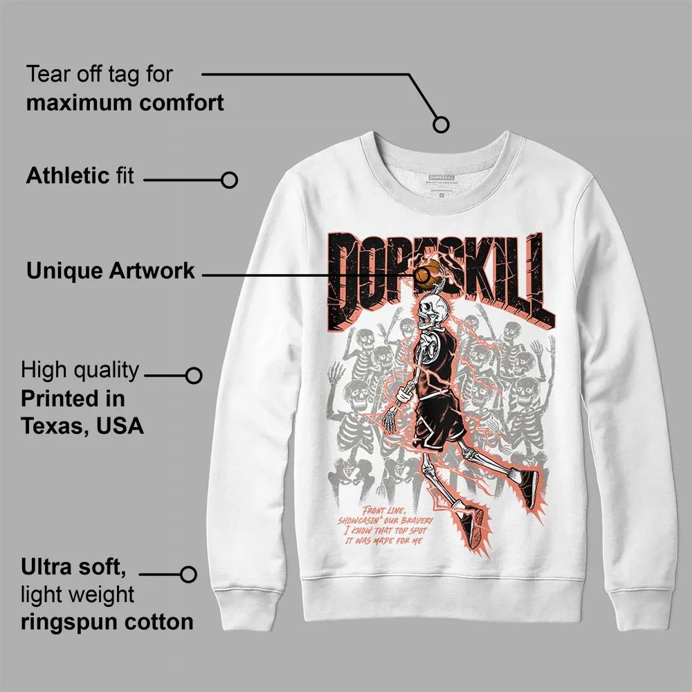 Dunk Amber Brown DopeSkill Sweatshirt Thunder Dunk Graphic sold by DopeSkill product image thumbnail 3