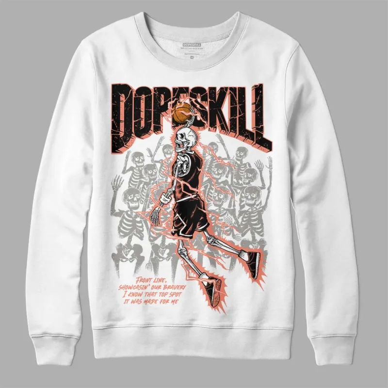 Dunk Amber Brown DopeSkill Sweatshirt Thunder Dunk Graphic sold by DopeSkill