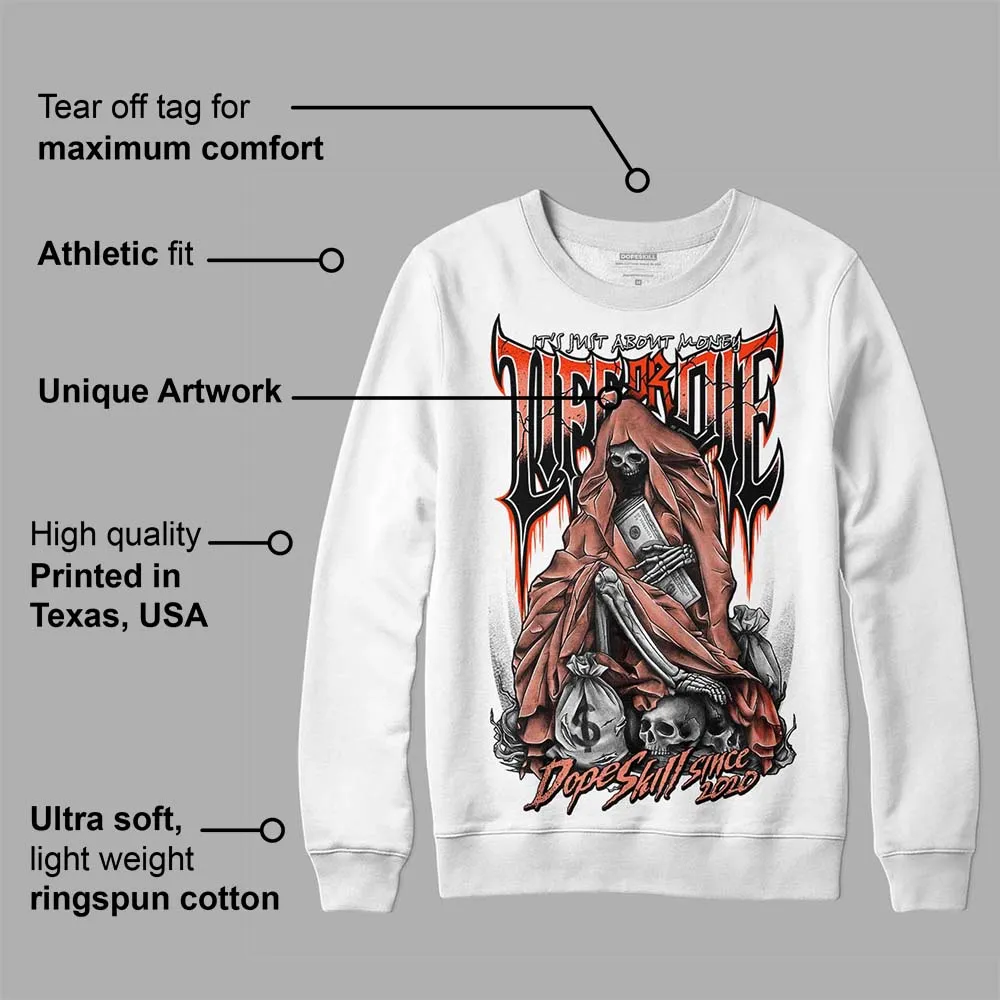 Dunk Amber Brown DopeSkill Sweatshirt Life or Die Graphic sold by DopeSkill product image thumbnail 3