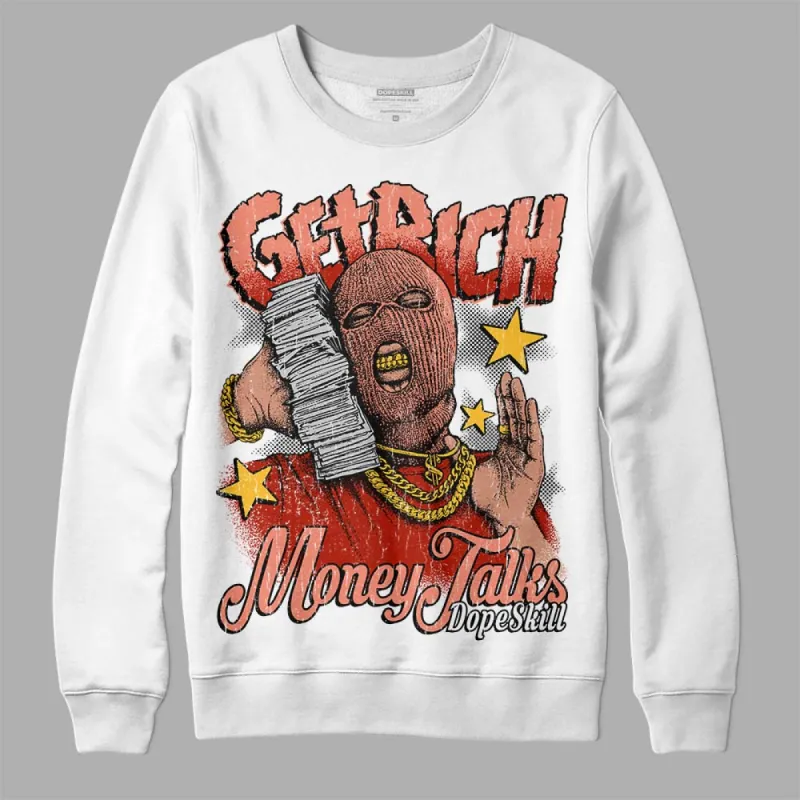 Dunk Amber Brown DopeSkill Sweatshirt Get Rich Graphic sold by DopeSkill