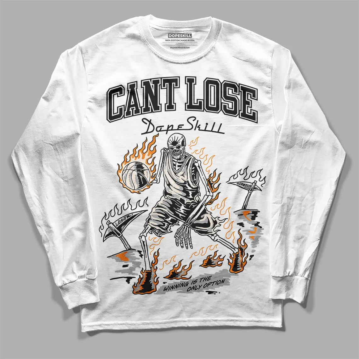 Dunk Cool Grey DopeSkill Long Sleeve T-Shirt Cant Lose Graphic sold by DopeSkill product image thumbnail 2