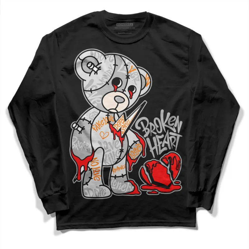Dunk Cool Grey DopeSkill Long Sleeve T-Shirt Broken Heart Graphic sold by DopeSkill
