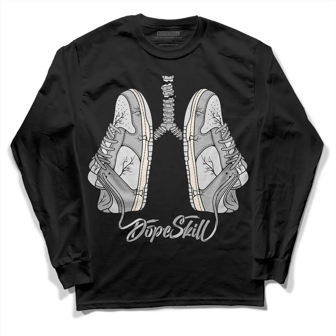 Dunk Cool Grey DopeSkill Long Sleeve T-Shirt Breathe Graphic sold by DopeSkill