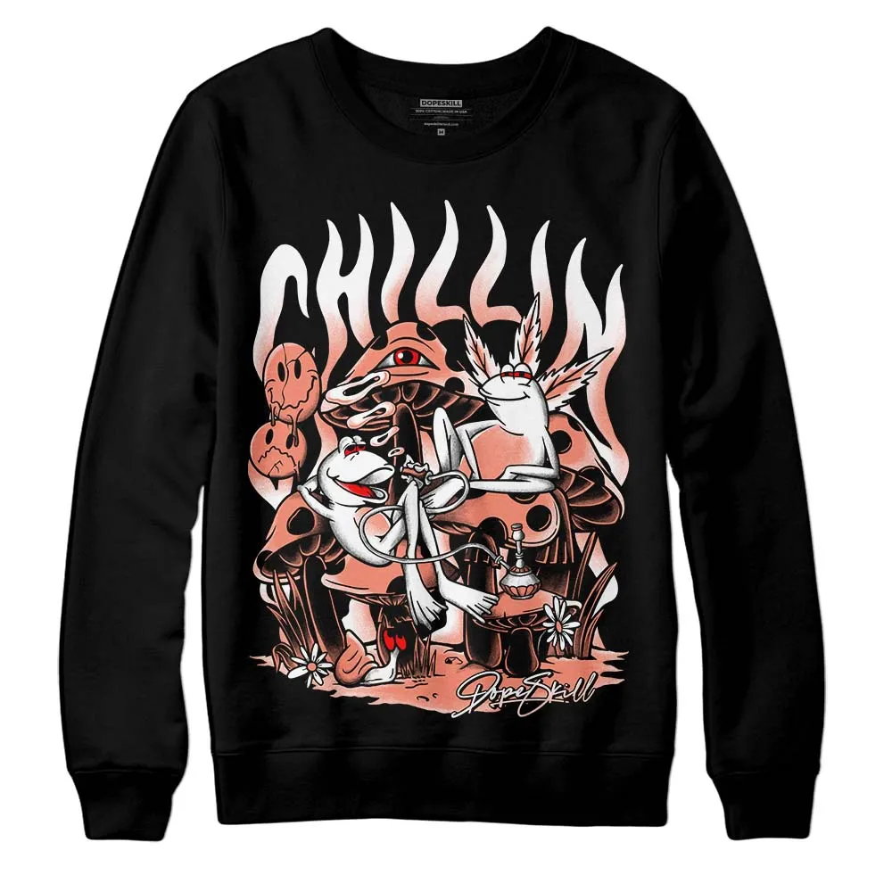 Dunk Amber Brown DopeSkill Sweatshirt Chillin Graphic sold by DopeSkill product image thumbnail 2