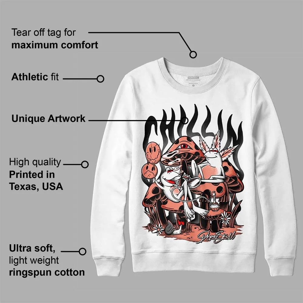 Dunk Amber Brown DopeSkill Sweatshirt Chillin Graphic sold by DopeSkill product image thumbnail 3