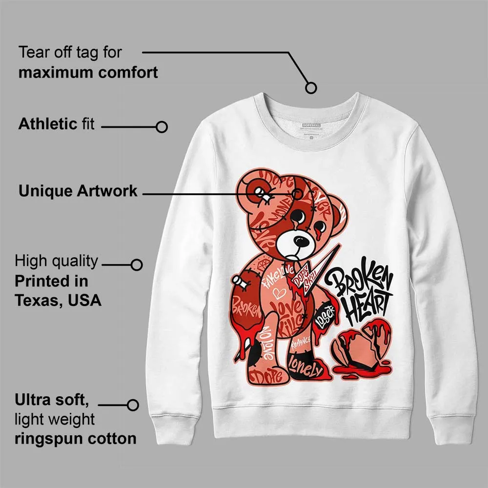 Dunk Amber Brown DopeSkill Sweatshirt Broken Heart Graphic sold by DopeSkill product image thumbnail 3