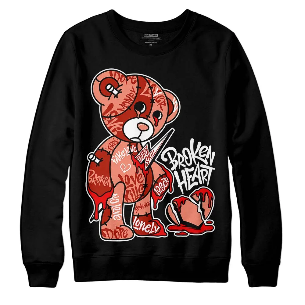 Dunk Amber Brown DopeSkill Sweatshirt Broken Heart Graphic sold by DopeSkill product image thumbnail 2