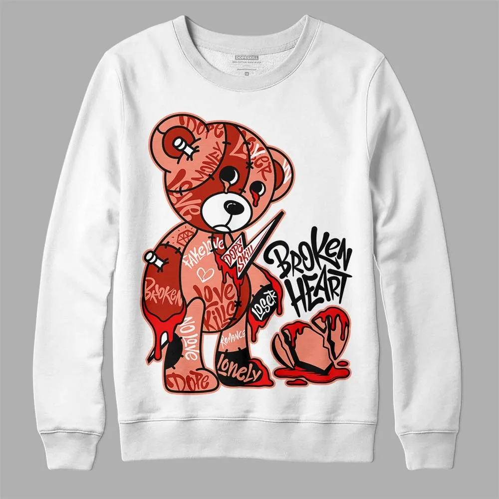 Dunk Amber Brown DopeSkill Sweatshirt Broken Heart Graphic sold by DopeSkill