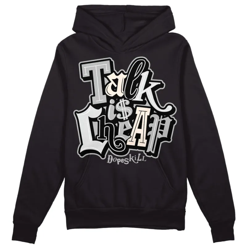 Dunk Cool Grey DopeSkill Hoodie Sweatshirt Talk Is Chip Graphic sold by DopeSkill